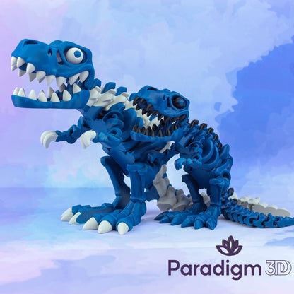 T-Rex Skeleton - Multi Coloured