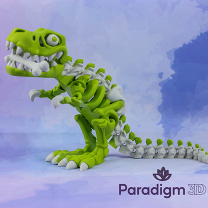 T-Rex Skeleton - Multi Coloured