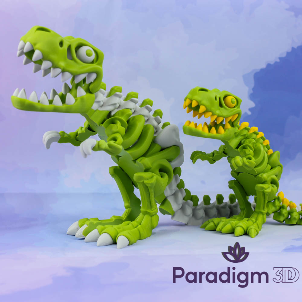 T-Rex Skeleton - Multi Coloured