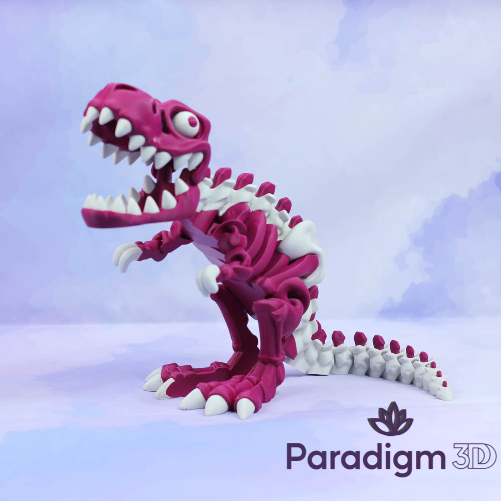 T-Rex Skeleton - Multi Coloured