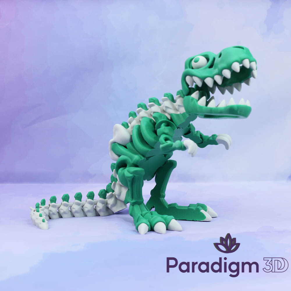 T-Rex Skeleton - Multi Coloured